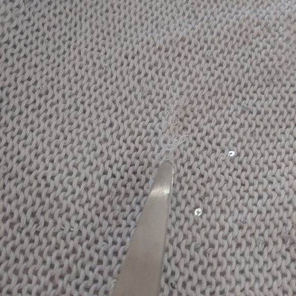 Eileen Fisher Sequin Open Front Cardigan - Picture 5 of 6